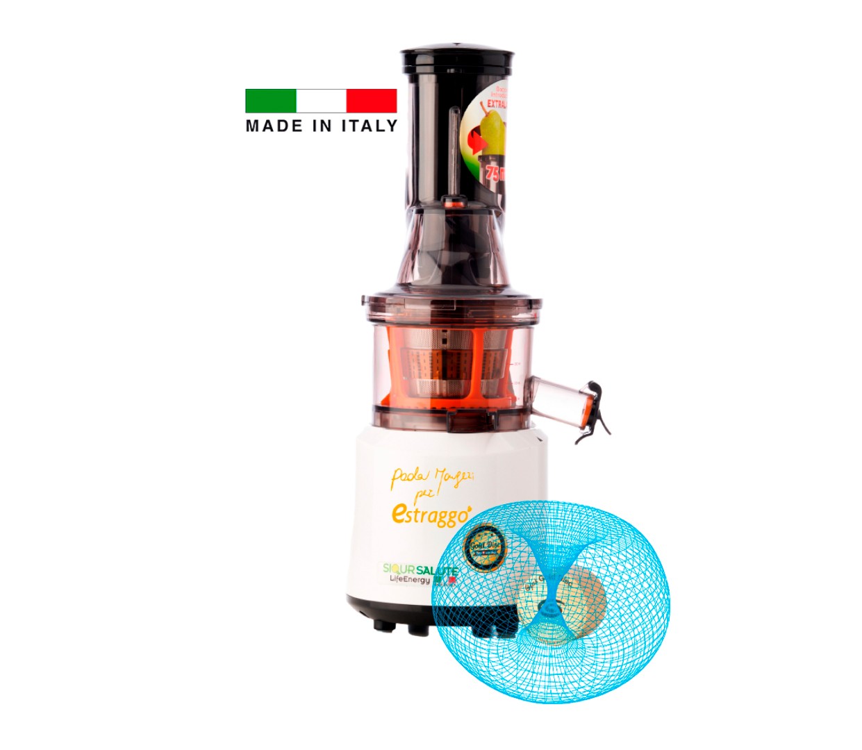 Estrattore di succo Professionale LifeEnergy PRO by Paola Maugeri