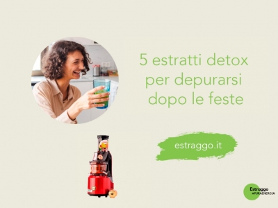 5 estratti detox per depurarsi dopo le feste